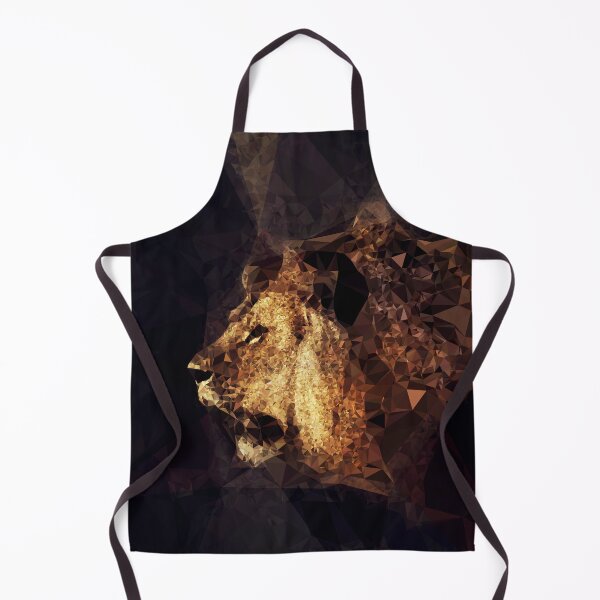Item preview, Golden Lion -Male lion head and mane  designed and sold by Dyrk Wyst Redbubble Shop.