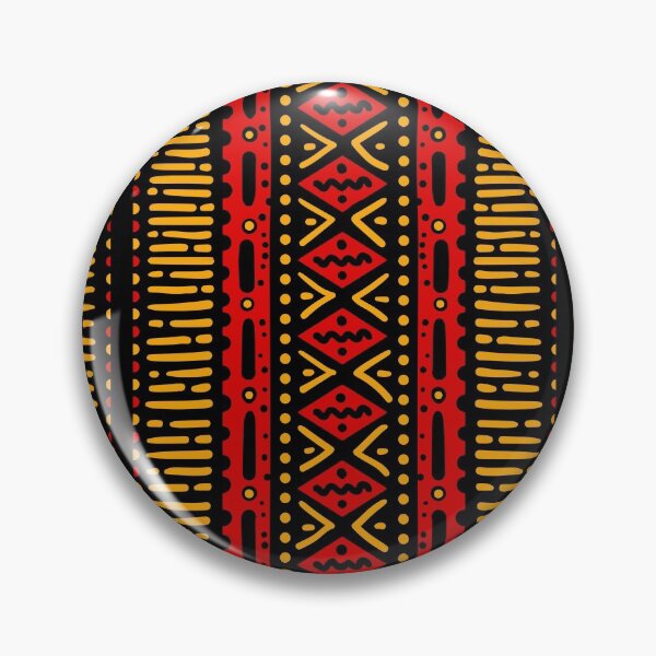 Item preview, African patterns red yellow designed and sold by Groenendijk.