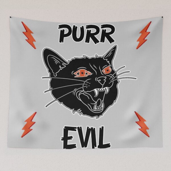 Item preview, Purr evil  designed and sold by SidTastic .