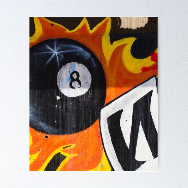 Item preview, 8 ball street art designed and sold by dineshv.