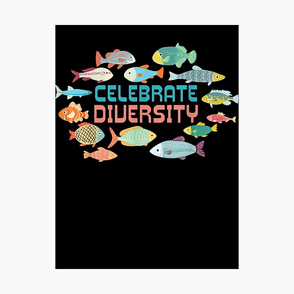 Item preview, Fish Ideas Celebrate Diversity Tropical Fish designed and sold by Clayton-Bowman.