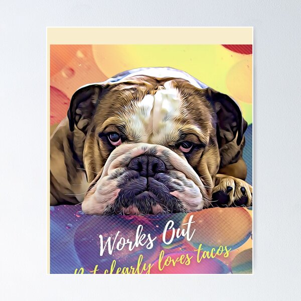 Item preview, Works Out, but clearly loves tacos designed and sold by HamiltonmagicTs.