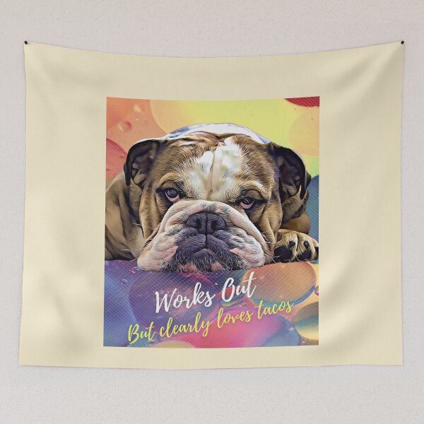 Item preview, Works Out, but clearly loves tacos designed and sold by HamiltonmagicTs.