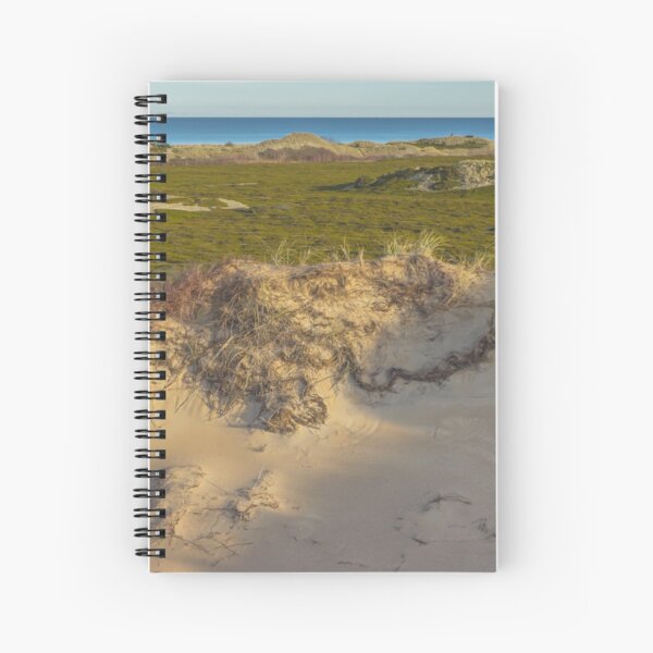Dune. Island landscape Spiral Notebook