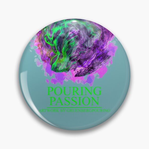 Item preview, Pouring Passion - Artwork by Gruenbergpouring - Pink Deal designed and sold by emm-j.