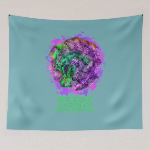 Item preview, Pouring Passion - Artwork by Gruenbergpouring - Pink Deal designed and sold by emm-j.
