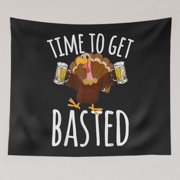 Item preview, Time To Get Basted Funny Beer Thanksgiving Turkey  designed and sold by tichtodhe.