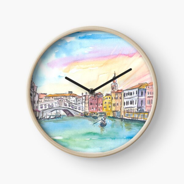 Item preview, Venice Rialto and Grand Canal At Sunset designed and sold by artshop77.
