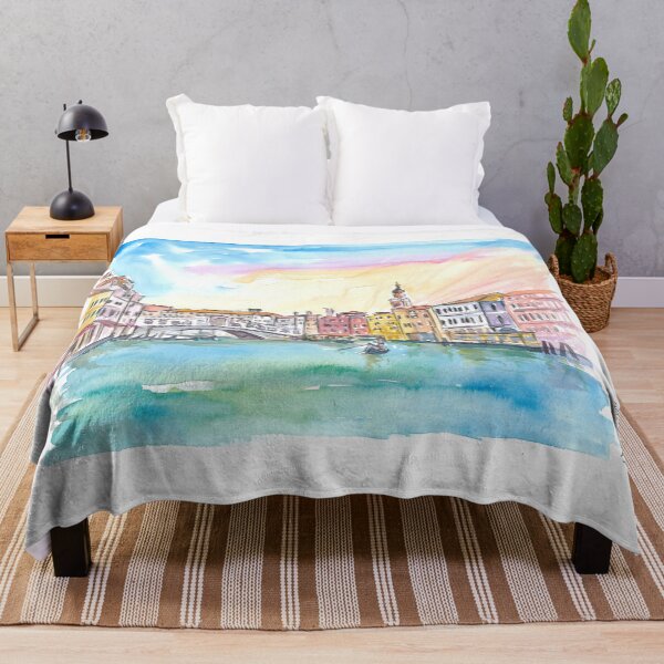Item preview, Venice Rialto and Grand Canal At Sunset designed and sold by artshop77.