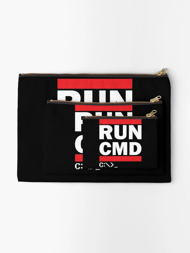 Thumbnail 2 of 4, Zipper Pouch, Run Command Line designed and sold by GeekStop.