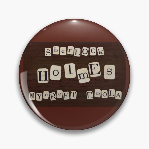 Item preview, Holmes Family Sherlock Mycroft Enola Name Tiles designed and sold by RISEHIGHER.
