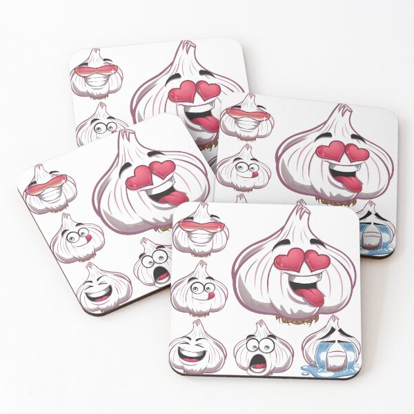 Item preview, Garlic face expressions designed and sold by Midhuna.