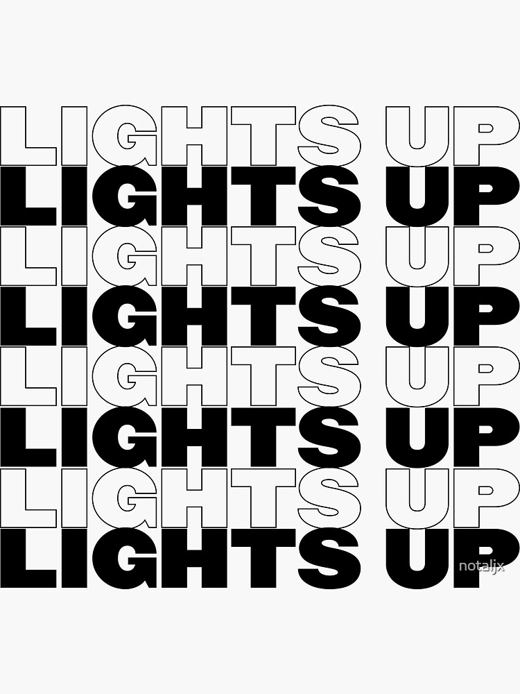 "Lights Up Harry Styles Fine Line" Sticker for Sale by notaljx Redbubble