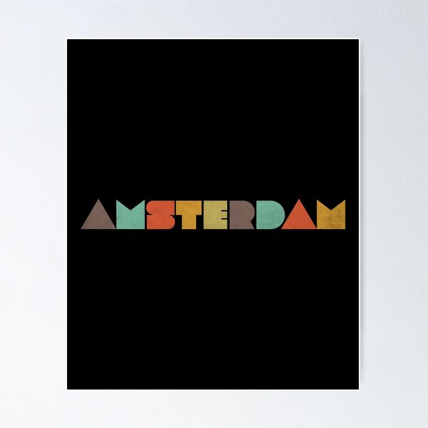 Aperçu de l'œuvre Amsterdam Vintage créée et vendue par designkitsch.