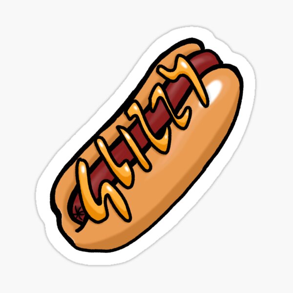 glizzy-hot-dog-sticker-for-sale-by-lilspookie-redbubble