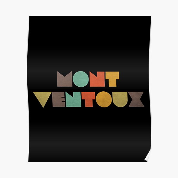 Mont Ventoux Vintage Poster