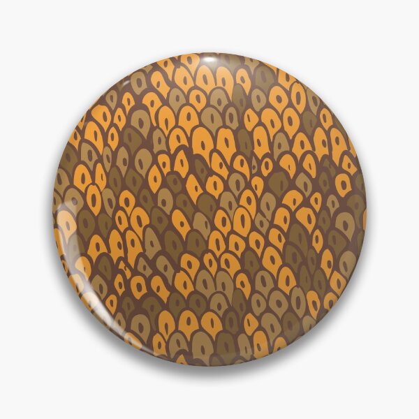 Item preview, pine cone texture pattern in rust and brown designed and sold by rysunki-malunki.