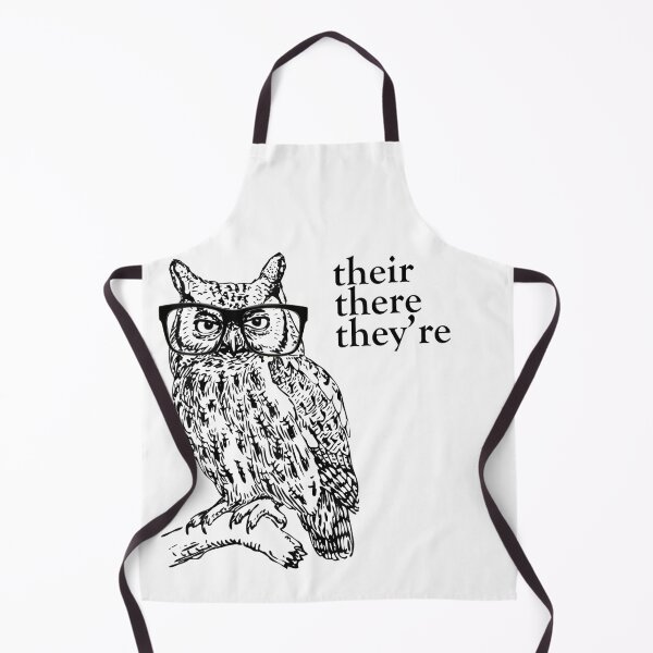 Item preview, Their there they're grammar owl funny bird designed and sold by linhkaphung.
