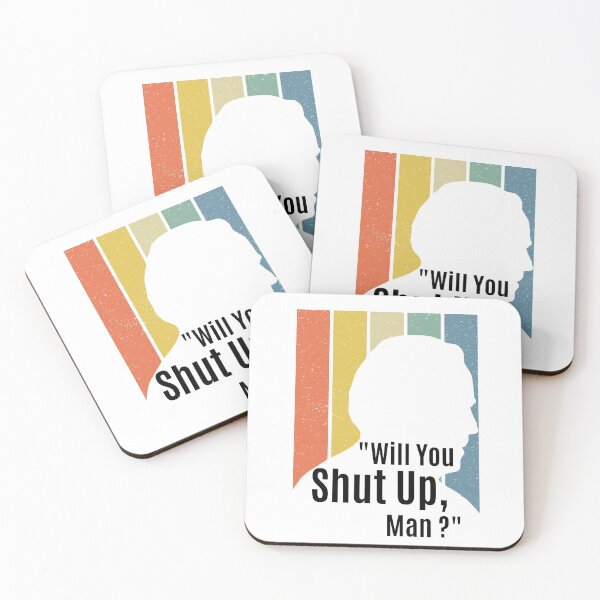 Item preview, Will You Shut Up, Man? Retro Colors designed and sold by DawnGCo.