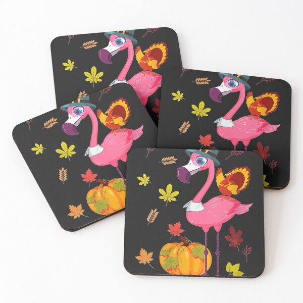 Item preview, Turkey Riding Flamingo Funny Sarcasm Thanksgiving designed and sold by tichtodhe.