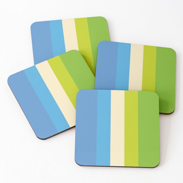 Item preview, bands blue green - bright designed and sold by artistgaf.