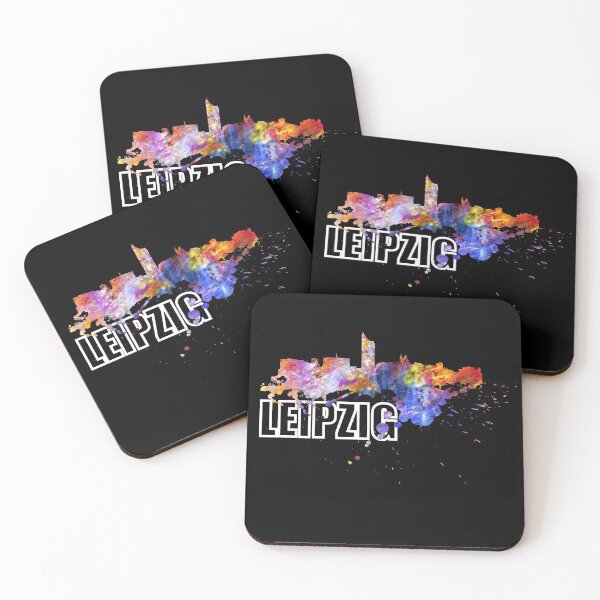 Item preview, Leipzig Saxony trade fair city Germany skyline designed and sold by DerNerd.