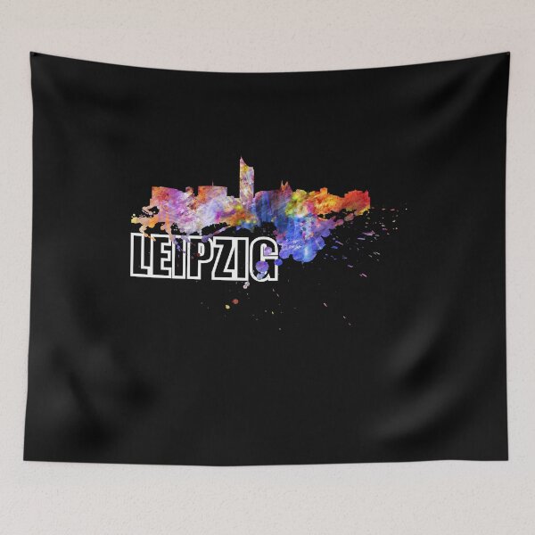 Item preview, Leipzig Saxony trade fair city Germany skyline designed and sold by DerNerd.