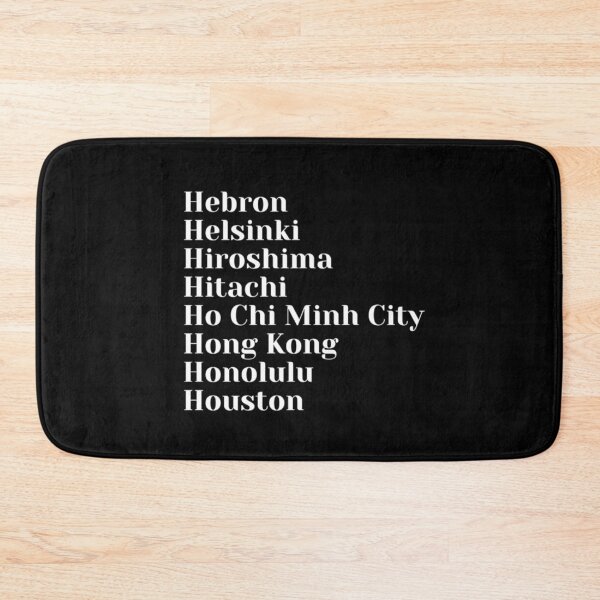 Item preview, H Cities designed and sold by Art With Impact – Statement Art & Apparel for Deep Thinkers.