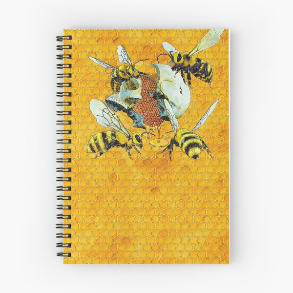 Item preview, Honey Comb Bee and Skull Hive designed and sold by NeoSkullArt.