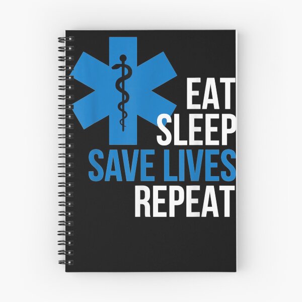Item preview, Funny Eat Sleep Save Lives Repeat Cool EMS design designed and sold by Clayton-Bowman.