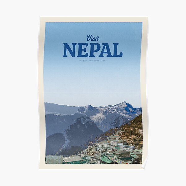 Visiter le Népal Poster