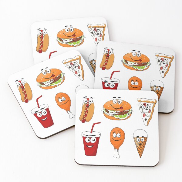 Item preview, Fast food sticker pack designed and sold by Midhuna.