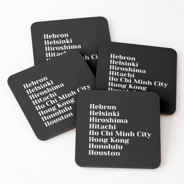 Item preview, H Cities designed and sold by Art With Impact – Statement Art & Apparel for Deep Thinkers.
