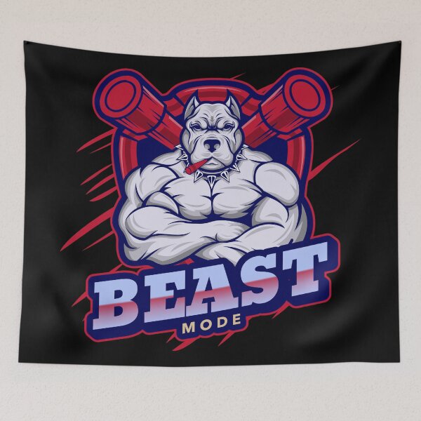 Artikelvorschau, BEAST MODE FITNESS QUOTE entworfen und verkauft von gaCh438.