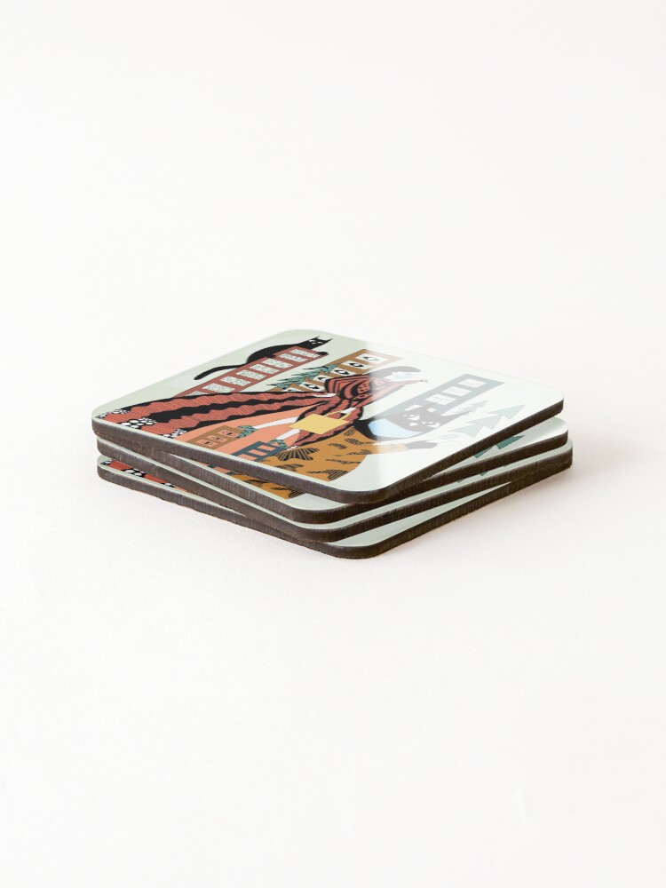 Thumbnail 4 of 5, Coasters (Set of 4), New Normal Shopping designed and sold by somebasic.
