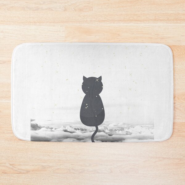 Item preview, Cat in the sky with diamonds (more like sparkles) designed and sold by SpicyCherrys.