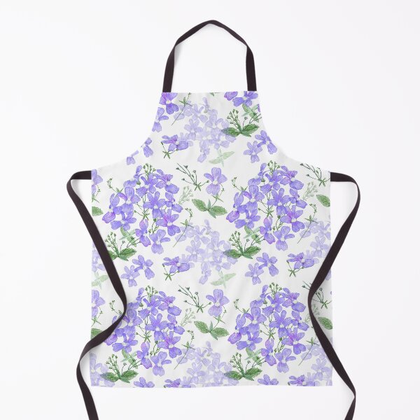 Item preview, Delicate cute seamless pattern with lobelia flowers designed and sold by AsyaTury.
