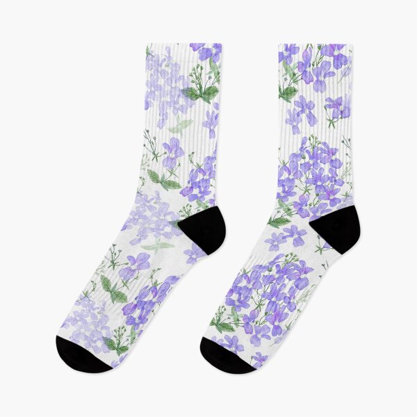 Item preview, Delicate cute seamless pattern with lobelia flowers designed and sold by AsyaTury.
