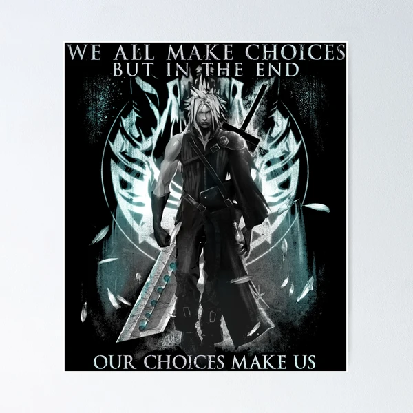 Cloud Strife Buster Sword FF7 Advent Children