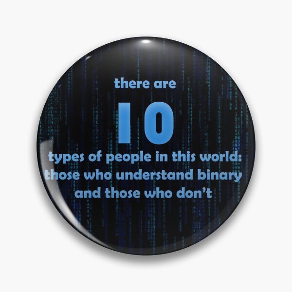 Item preview, 10 types of people Software Development humor / humour binary designed and sold by yinon-h.