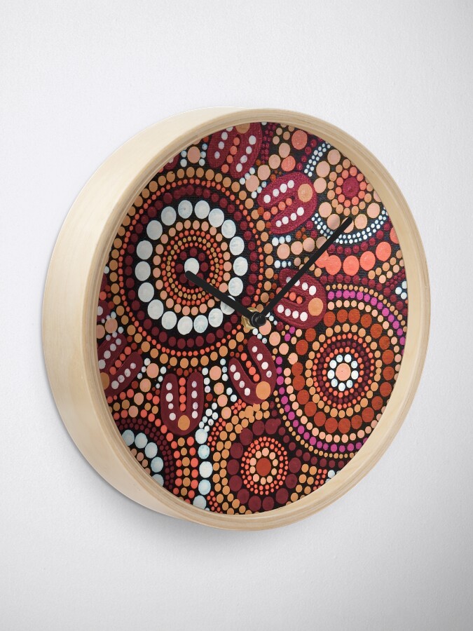 Aboriginal Art Gathering Circle Canvas Print for Sale by GhostGumDesigns