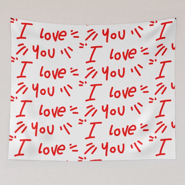 Item preview, RED I love you designed and sold by Alessandra Diacos.