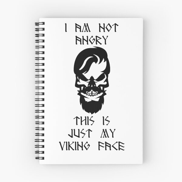 Item preview, Nordic Viking Skull Face Skull Beard designed and sold by DerNerd.