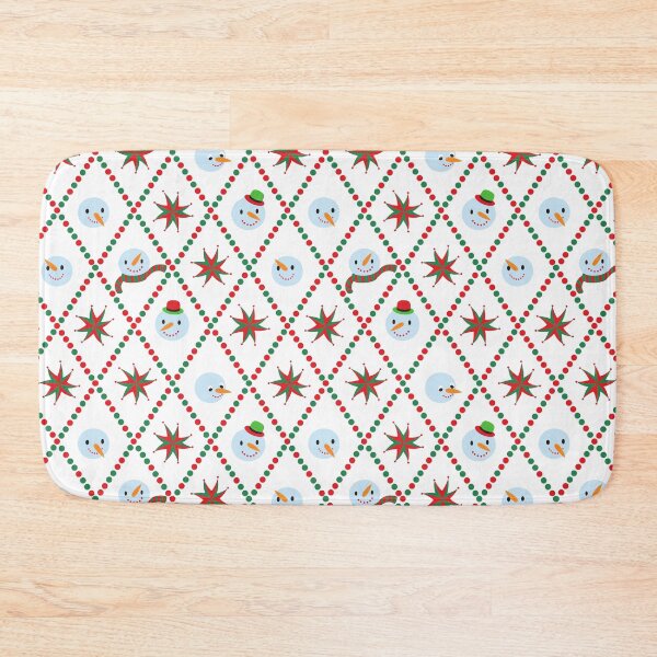 Item preview, Snowmen Winter Christmas Holiday Design - Geometric  designed and sold by MrRoccoBlue.