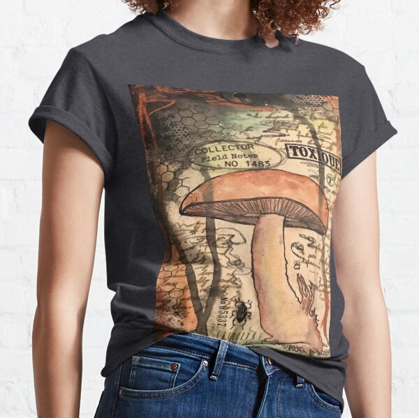 Deadly Nightcap Mushroom Field Note Classic T-Shirt