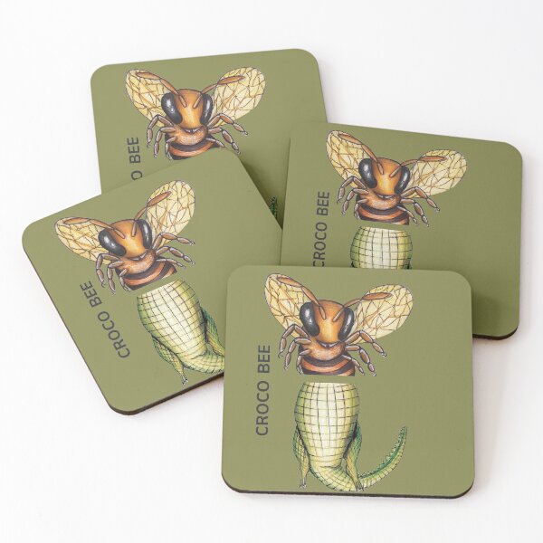 Item preview, CROCO BEE by FrankenDuo drab khaki designed and sold by FrankenDuo.