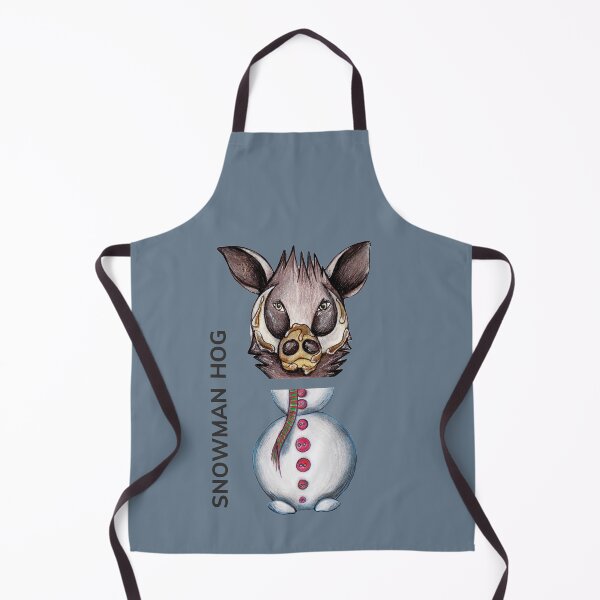 Item preview, SNOWMAN HOG by FrankenDuo tsunami grey designed and sold by FrankenDuo.