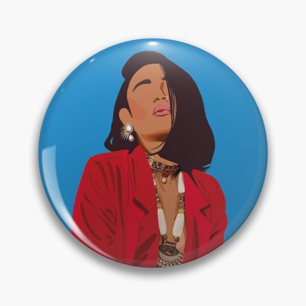 Artikelvorschau, Desi Queen in Rot entworfen und verkauft von ShreyIllustrate.