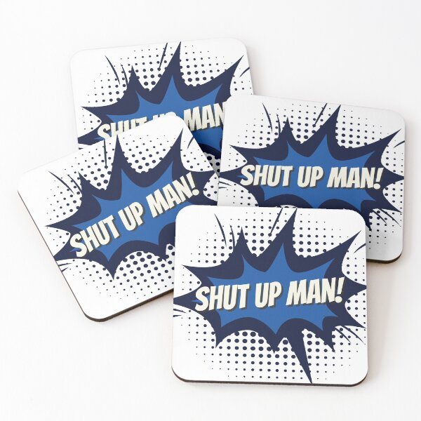Item preview, Shut up Man! Trump Biden US Presidential Debate 2020 Blue designed and sold by justkidding-co.