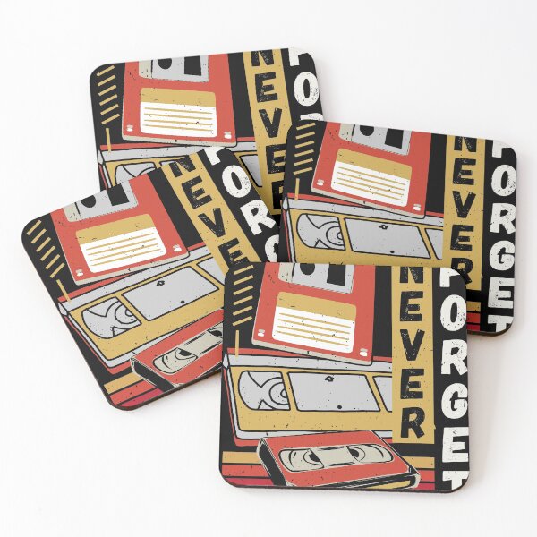 Item preview, Never forget VHS, Floppy Disc and Cassette Tapes gifts design designed and sold by Lisbob.